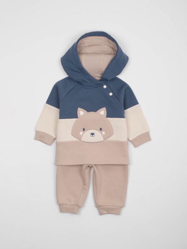Ensemble bébé-garçon sweat capuche renard | MaBoutiquePlus