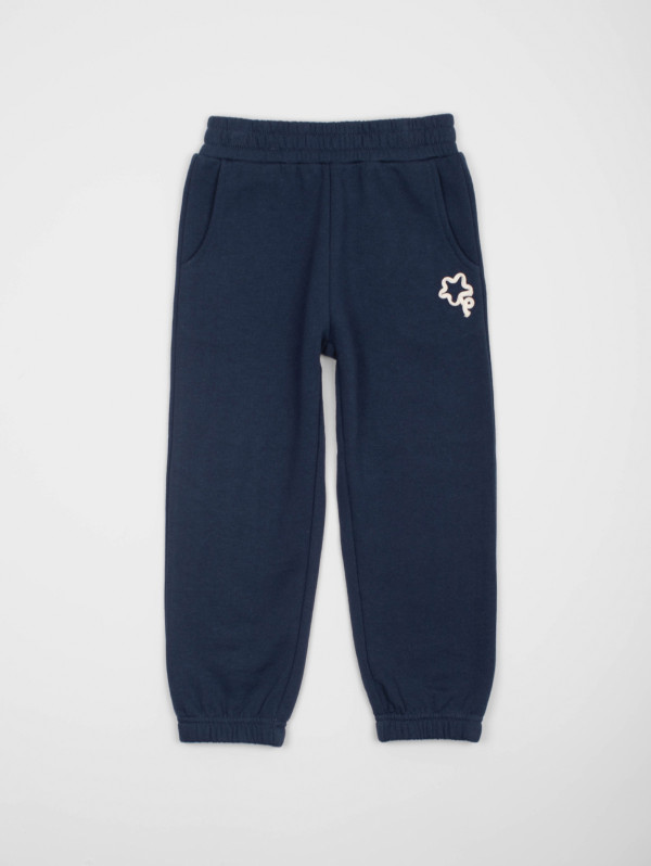 Pantalon de jogging fille galon brodé | MaBoutiquePlus