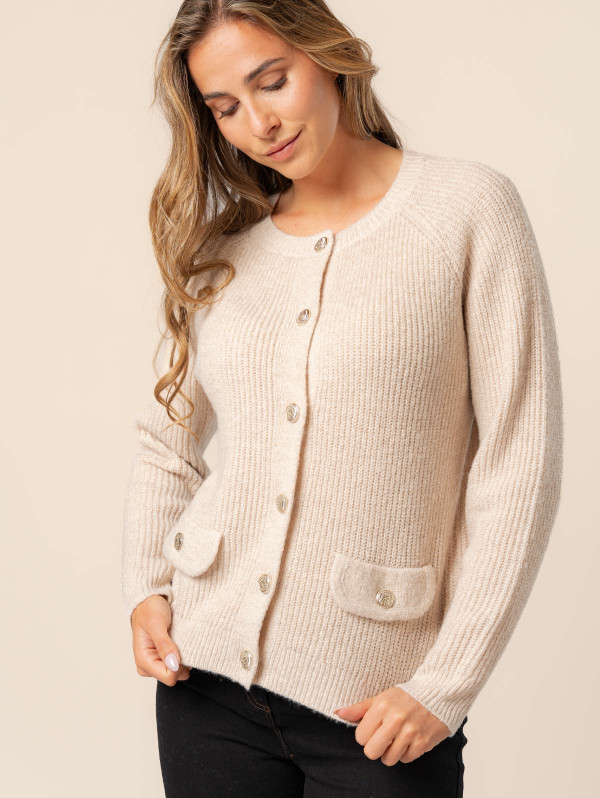 Cardigan femme maille fantaisie | MaBoutiquePlus