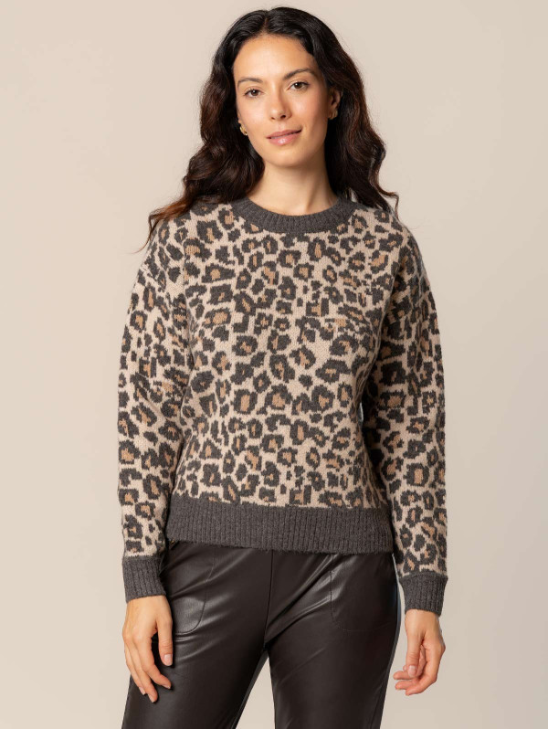 Pull femme motif panthère | MaBoutiquePlus