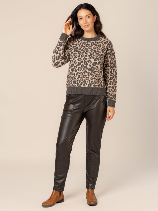 Pull femme motif panthère | MaBoutiquePlus