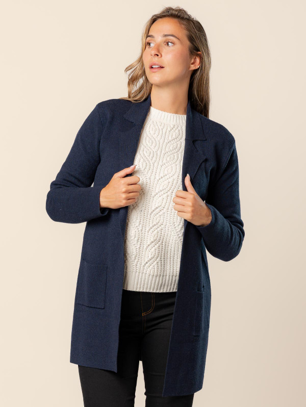 Gilet long style veste femme | MaBoutiquePlus