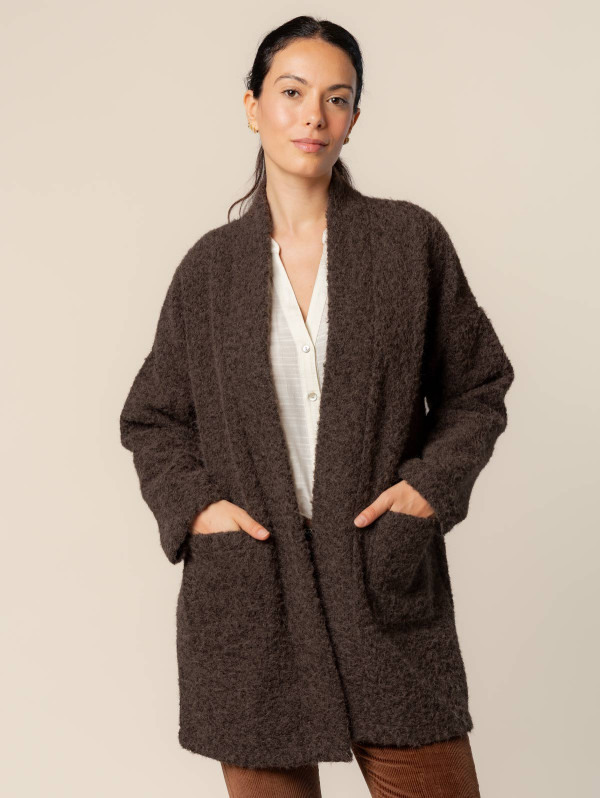 Manteau femme maille | MaBoutiquePlus