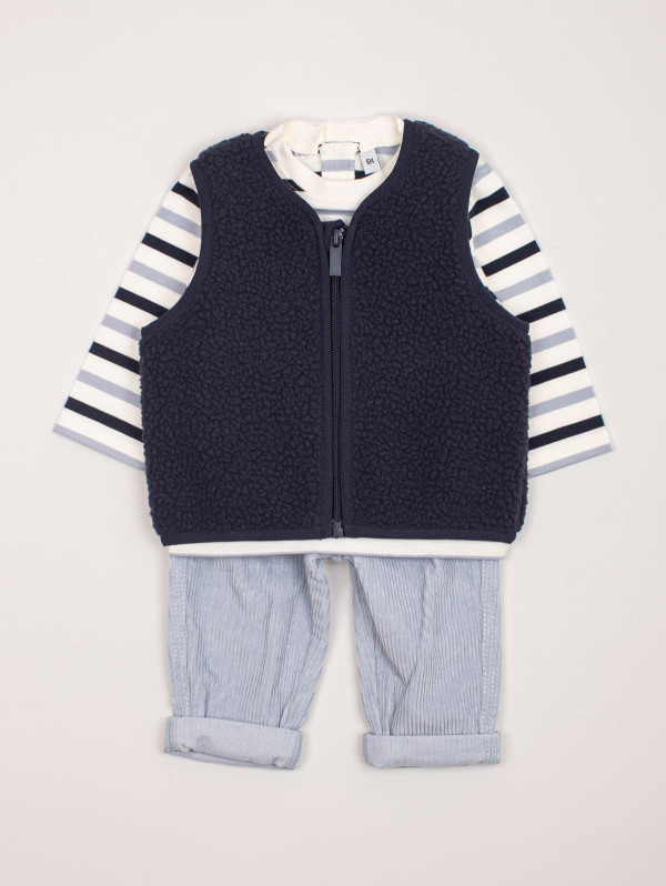 Ensemble bébé-garçon veste sherpa | MaBoutiquePlus