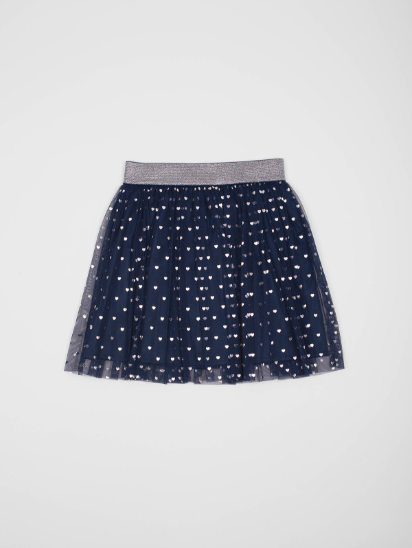 Jupe fille tulle cœurs | MaBoutiquePlus