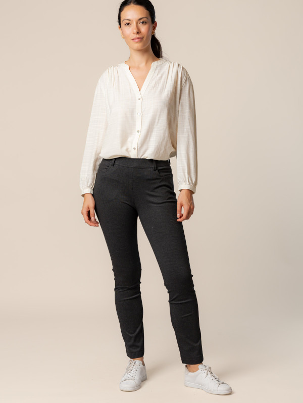 Pantalon femme scuba carreaux | MaBoutiquePlus