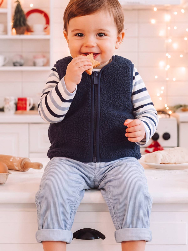 Ensemble bébé-garçon veste sherpa | MaBoutiquePlus
