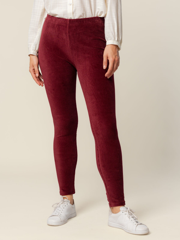 Legging femme velours côtelé uni | MaBoutiqueplus