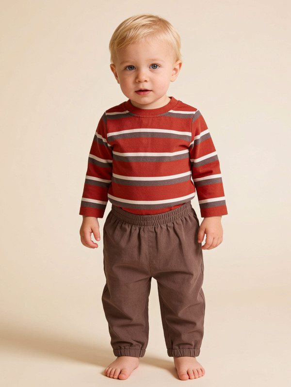 Ensemble bébé-garçon tee-shirt rayé | MaBoutiquePlus
