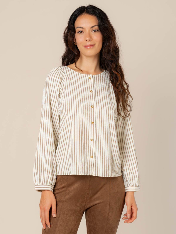 Blouse rayée femme | MaBoutiquePlus