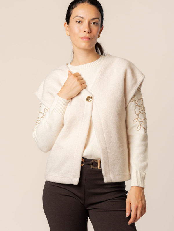 Gilet sans manches femme bouclette | MaBoutiquePlus
