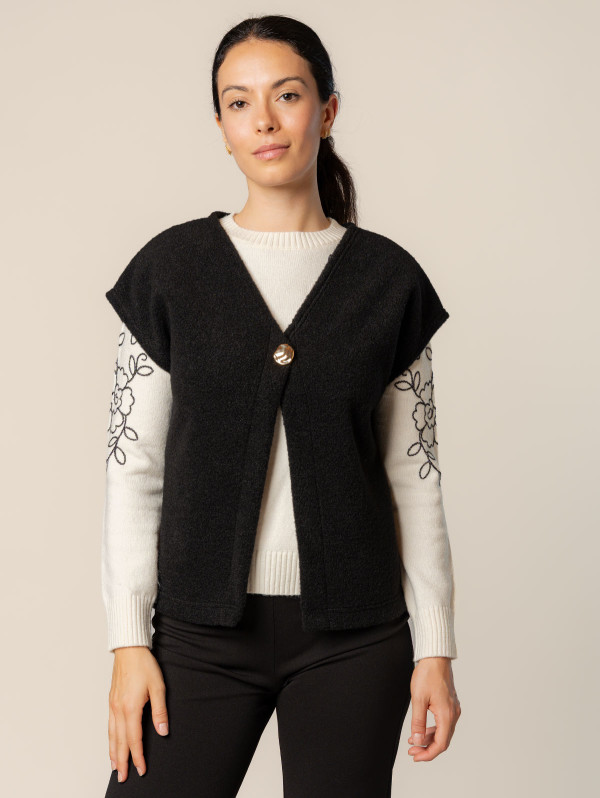 Gilet sans manches femme bouclette | MaBoutiquePlus