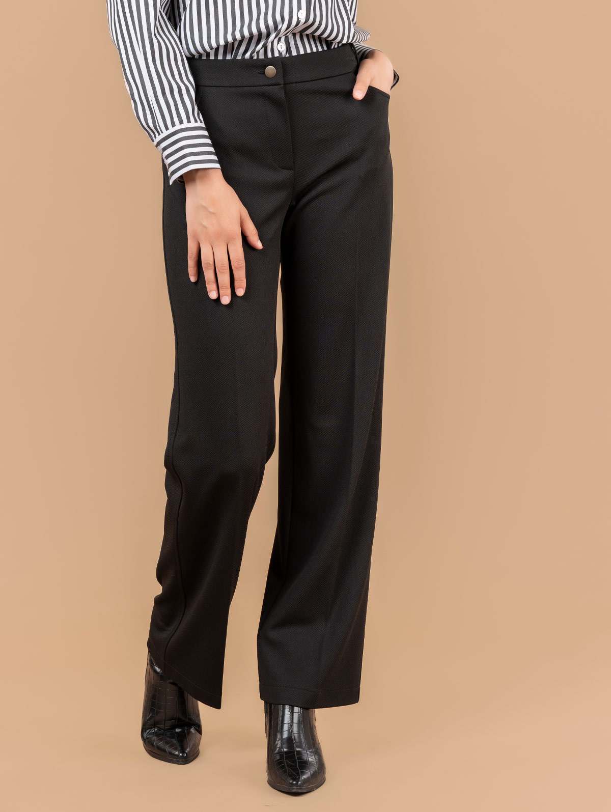 Pantalon maille nid d'abeille