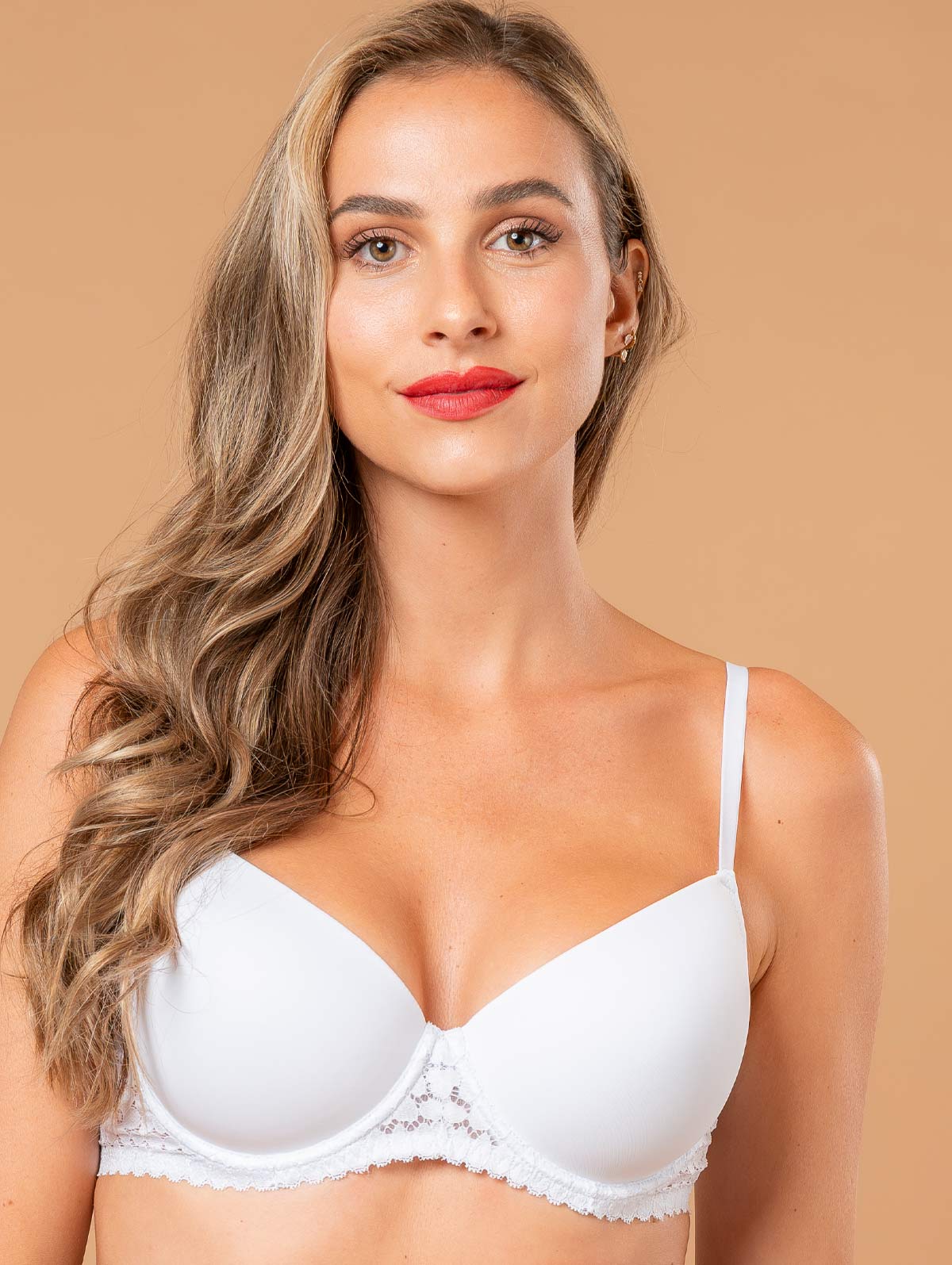 Soutien-gorge micro dentelle fleurie